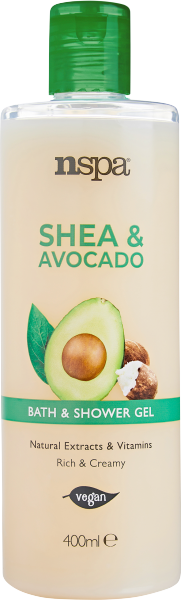 nspa Shea & Avocado Bath & Shower Gel 400ml