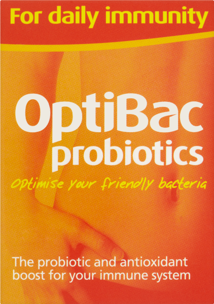 OptiBac Probiotics for Daily Immunity 30 One-a-Day Capsules