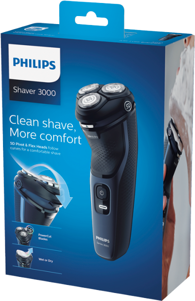 Philips Series 3000 Wet & Dry Electric Shaver S3134/51