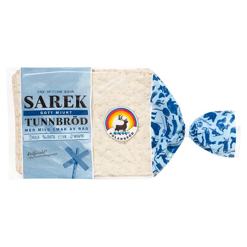 Polarbröd Sarek Tunnbröd 8 Bread 375g