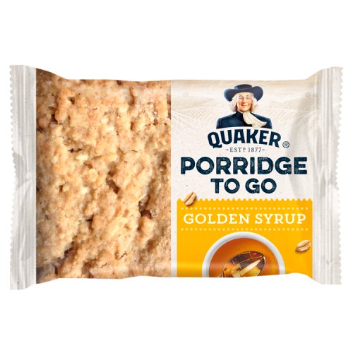 Quaker Porridge To Go Golden Syrup Breakfast Bar 55g