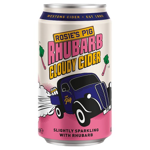 Rosie's Pig Rhubarb Cloudy Cider 330ml