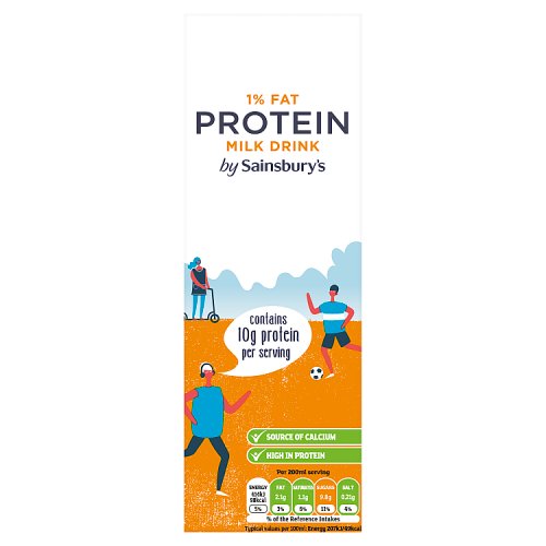 Sainsbury's 1 Fat Protein Milk Drink 1L Really Good Culture