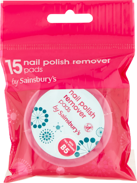 Sainsbury's 15 Nail Polish Remover Pads