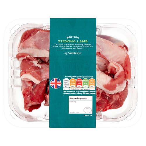 Sainsbury's British Stewing Lamb 700g