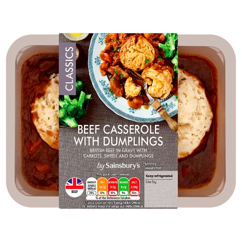 Sainsbury's Classics Beef Casserole with Dumplings 400g