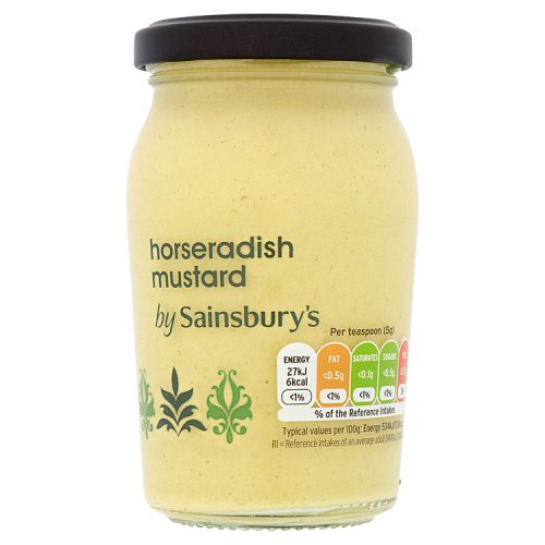 Sainsbury's Horseradish Mustard 205g