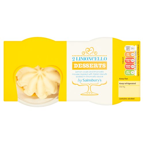 Sainsbury's Limoncello Desserts 2 x 95g (190g)