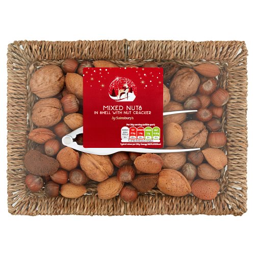 Sainsbury's Mixed Nuts in Shell with Nut Cracker 430g