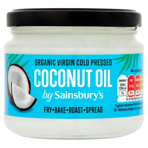 Sainsbury's Organic Virgin Cold Pressed Coconut Oil 300ml