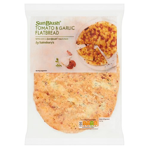 Sainsbury's Sunblush Tomato & Garlic Flatbread 220g