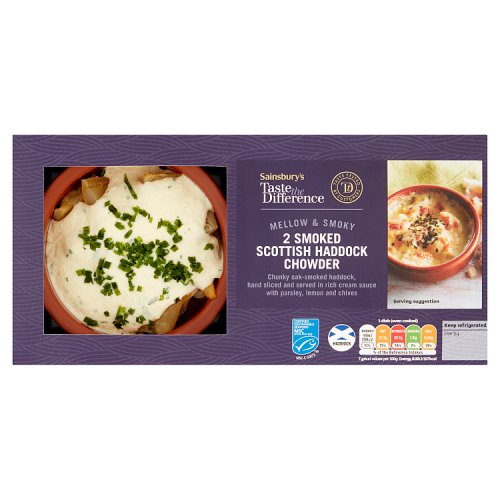 Sainsbury's Taste the Difference 2 Smoked Scottish Haddock Chowder 240g