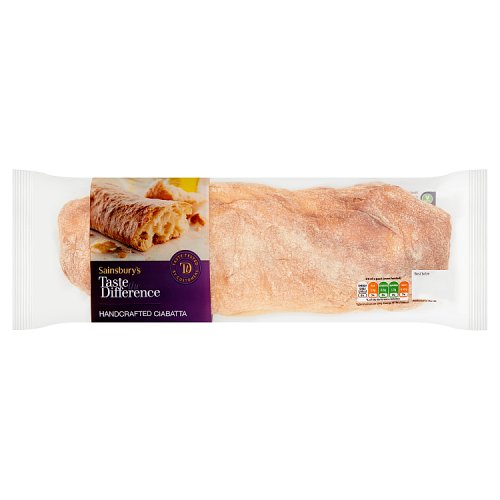 Sainsbury's Taste the Difference Handcrafted Ciabatta 270g