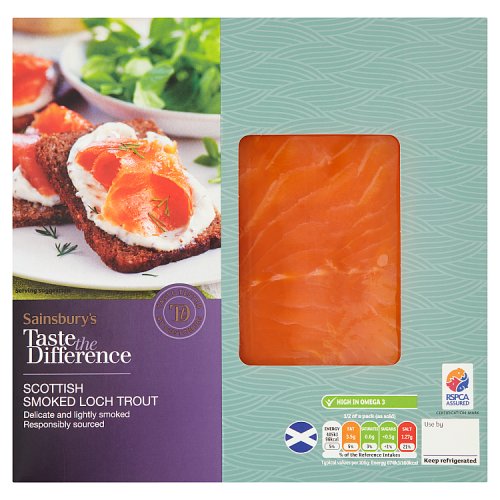 Sainsbury's Taste the Difference Scottish Smoked Loch Trout 120g