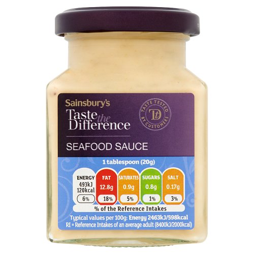 Sainsbury's Taste the Difference Seafood Sauce 175g Really Good Culture
