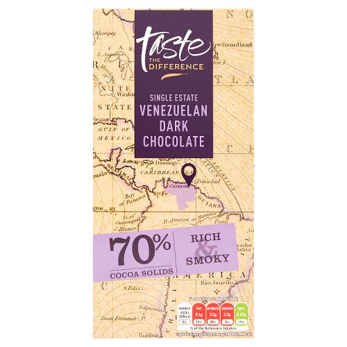 Sainsbury's Taste the Difference Single Estate Venezuelan Dark Chocolate 100g
