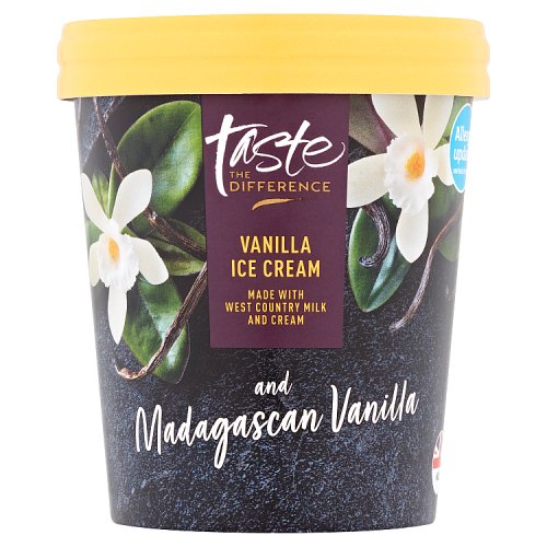 Sainsbury's Taste the Difference Vanilla Ice Cream 480ml