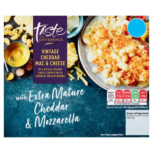 Sainsbury's Taste the Difference Vintage Cheddar Mac & Cheese 375g