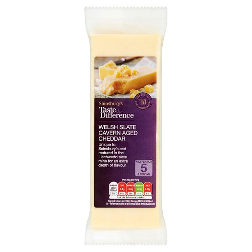 Sainsbury's Taste the Difference Welsh Slate Cavern Aged Cheddar 200g