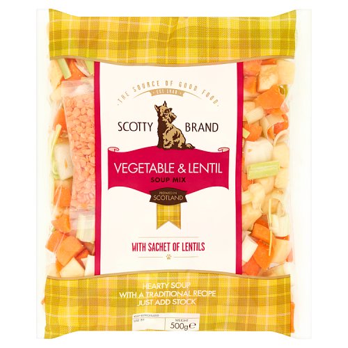 Scotty Brand Vegetable & Lentil Soup Mix 500g