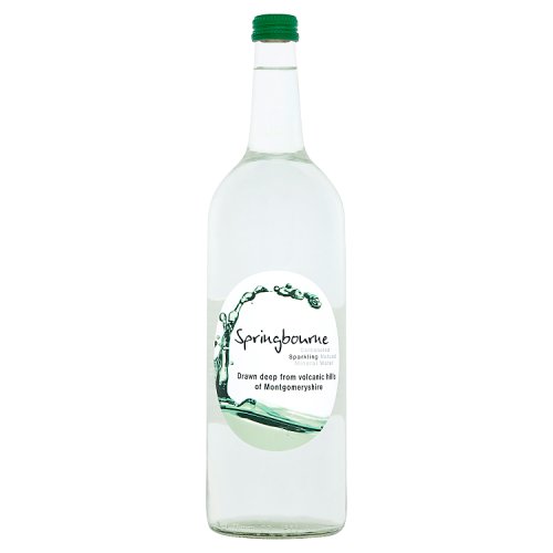 Springbourne Carbonated Sparkling Natural Mineral Water 1 Litre