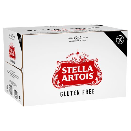 Stella Artois Gluten Free Premium Lager 24 x 330ml Really Good Culture