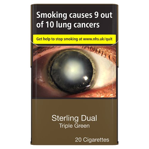 Sterling Dual Triple Green 20 Cigarettes Track & Trace Compliant