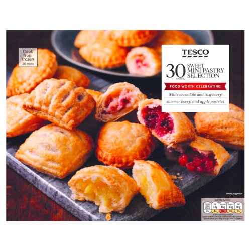 Tesco 30 Sweet Mini Pastry Selection Really Good Culture