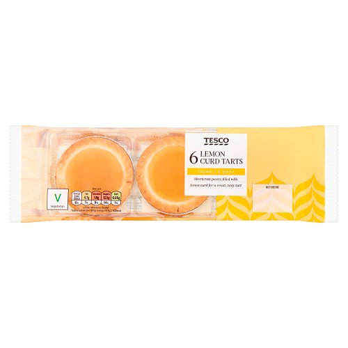 Tesco Lemon Curd Tarts 6 Pack
