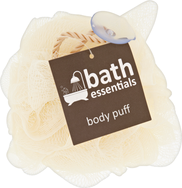 Tesco Bath Essentials Body Puff | Really Good Culture