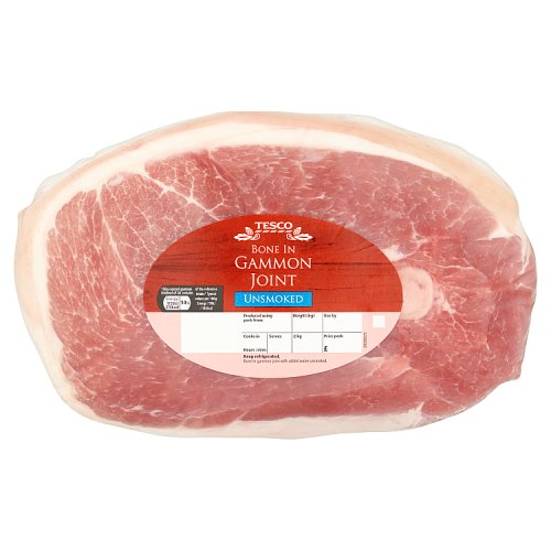 Tesco Bone in Gammon Joint Unsmoked