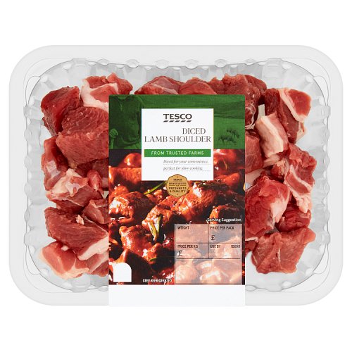Tesco Diced Lamb Shoulder 300G