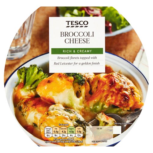 Tesco Broccoli Cheese 350G