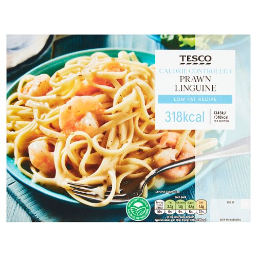 Tesco Prawn Linguini 360G Really Good Culture