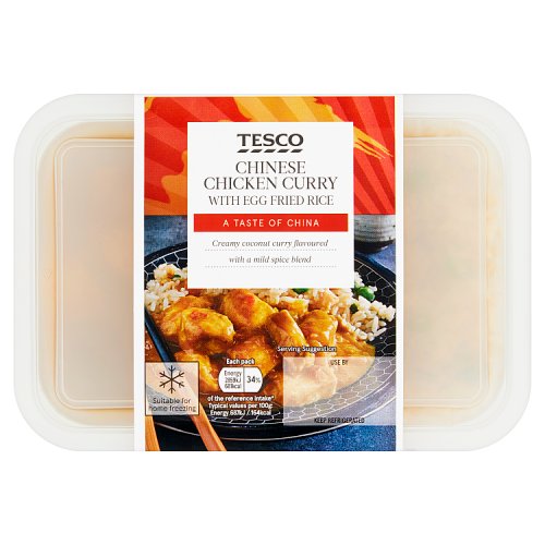 T.Chinese Chicken Curry & Rice 450G