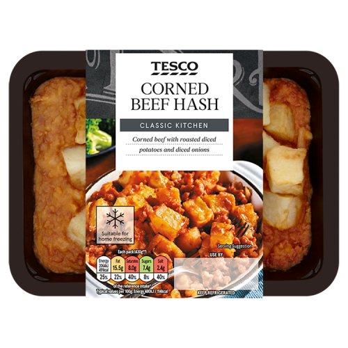Tesco Corned Beef Hash 450G Really Good Culture