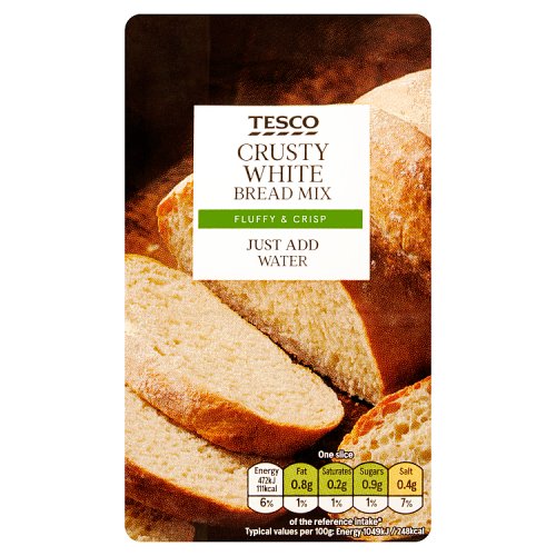 Tesco Crusty White Bread Mix 500g