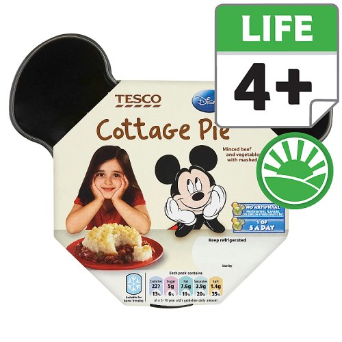 Tesco Disney Cottage Pie 280g Really Good Culture