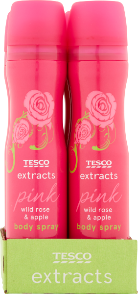 Tesco Extracts Pink Wild Rose & Apple Body Spray 75ml