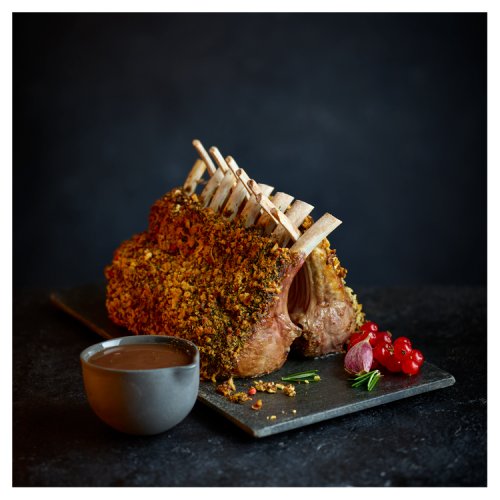 Tesco Finest British Lamb Guard of Honour with a Herb Crust and Red Wine Jus