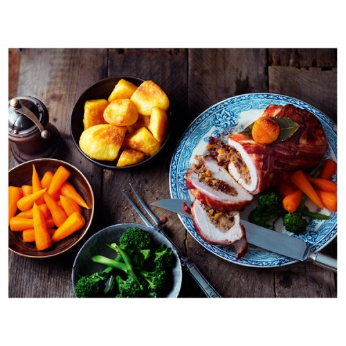 Tesco Finest Free Range Basted Frozen Turkey with a Fruity Stuffing and Smoked Streaky Bacon 770g