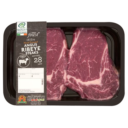 Tesco Finest Irish Angus Ribeye Steaks 450g Really Good Culture