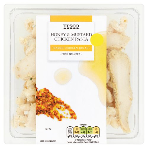 Tesco Honey & Mustard Chicken Pasta Meal Deal 300g