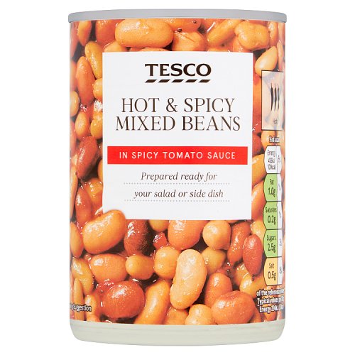 Tesco Hot & Spicy Mixed Beans 290g