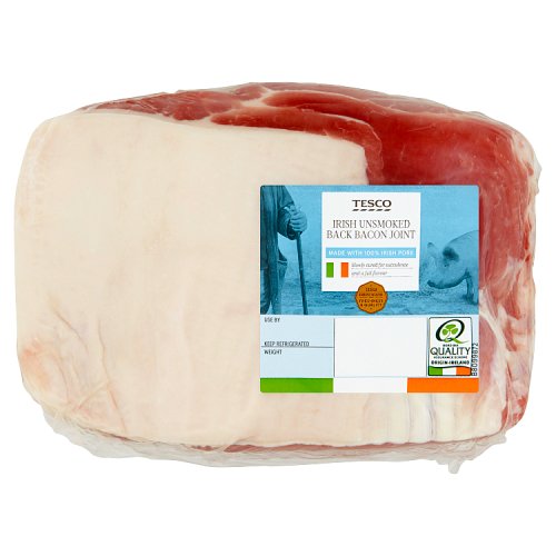 Tesco Irish Unsmoked Back Bacon Joint 1.202kg