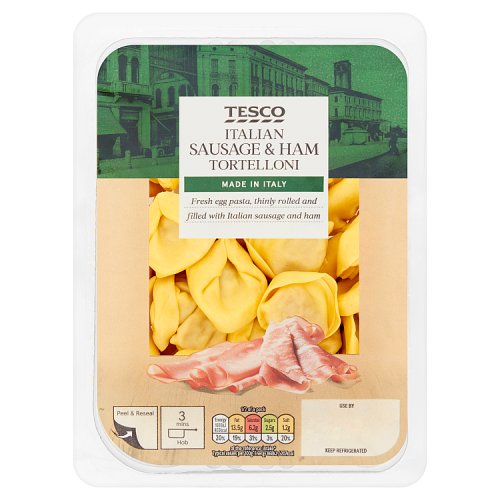 Tesco Italian Sausage & Ham Tortelloni 300g