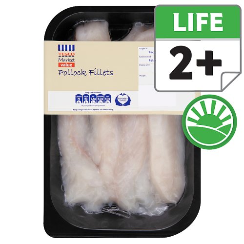 Tesco Market Value Pollock Fillets
