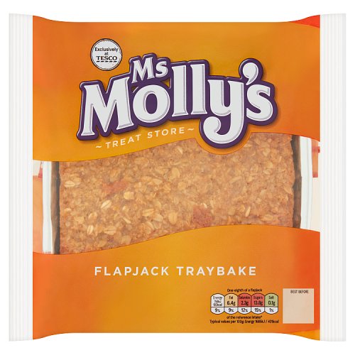 Tesco Ms Molly's Flapjack Traybake 360g