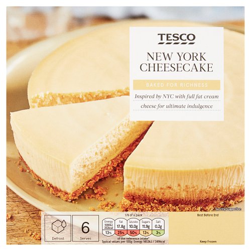 Tesco New York Cheesecake 450G