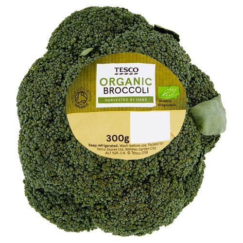 Tesco Organic Broccoli 300g